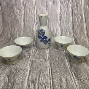 Vintage Japan Kiku-Masamune Sake 5 Pcs Set